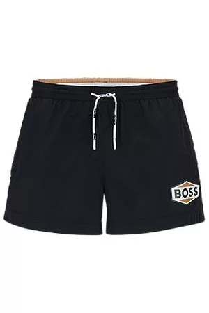 HUGO BOSS Man Badshorts - Quick-drying swim shorts with logo details