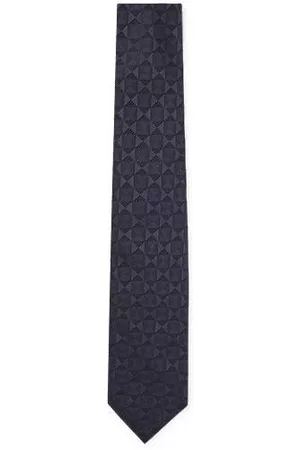 HUGO BOSS Man Slipsar - Silk tie with jacquard pattern