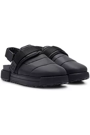 HUGO BOSS Man Sandaler - Closed-toe sandals in padded fabric with ankle strap
