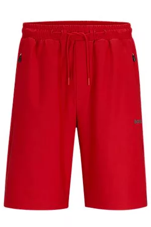 HUGO BOSS Man Shorts - Regular-fit shorts with decorative reflective pattern
