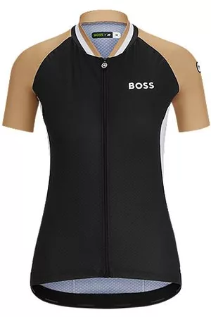 HUGO BOSS X ASSOS branded UPF50+ jersey top with three rear pockets
