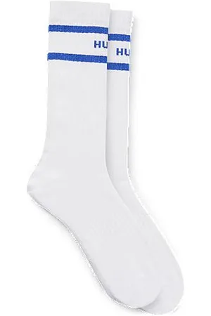 HUGO BOSS Two-pack of knee-high socks with stripes