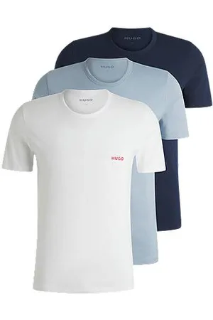 HUGO BOSS Three-pack of underwear T-shirts in cotton jersey