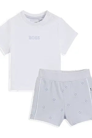 HUGO BOSS Gift-boxed shorts and T-shirt set for babies
