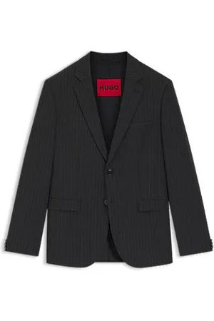 HUGO BOSS Extra-slim-fit blazer in pinstripe stretch poplin