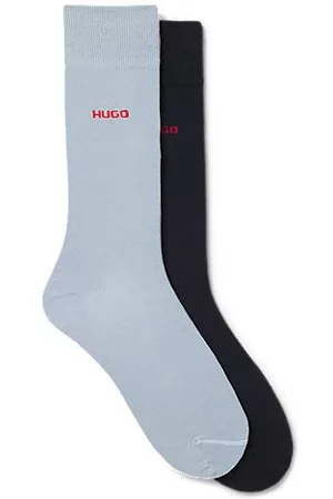 HUGO BOSS Two-pack of regular-length socks in stretch fabric