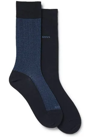 HUGO BOSS Two-pack of regular-length socks in a cotton blend