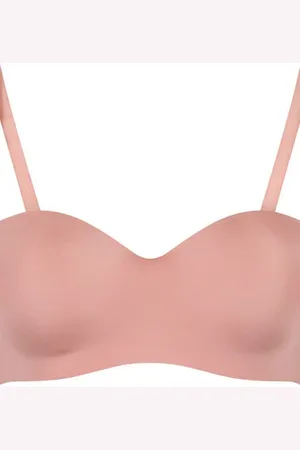 Hunkemöller Formpressad axelbandslös pushup-bh med bygel Smooth