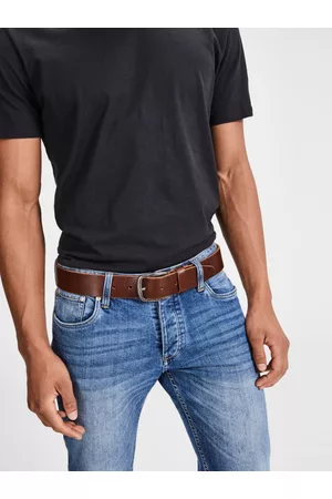 JACK & JONES Man Bälten - Lädersytt Bälte