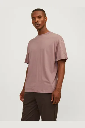 JACK & JONES Enfärgat O-ringning T-shirt