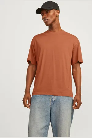 JACK & JONES Enfärgat O-ringning T-shirt