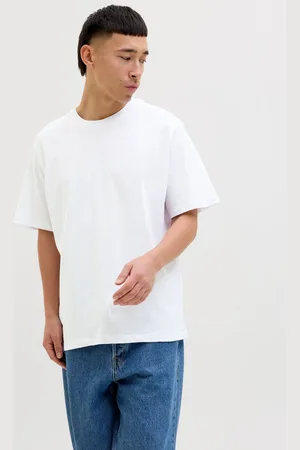 JACK & JONES 5-pack Enfärgat Rundringning T-shirt