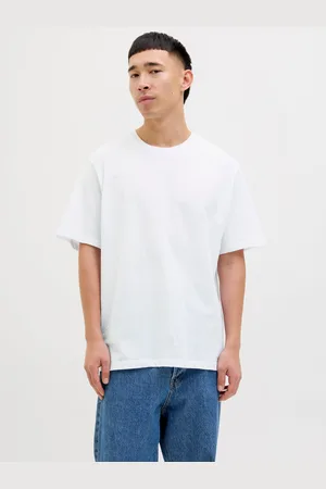 JACK & JONES 5-pack Enfärgat Rundringning T-shirt