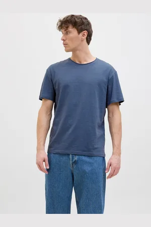 JACK & JONES Enfärgat O-ringning T-shirt