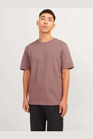 JACK & JONES Enfärgat O-ringning T-shirt