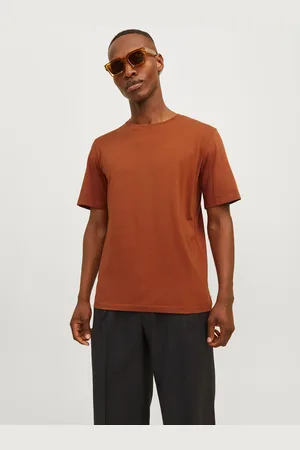 JACK & JONES Enfärgat O-ringning T-shirt