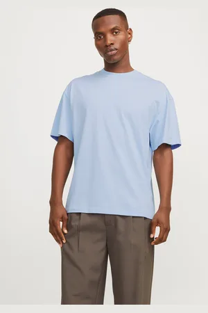 JACK & JONES Enfärgat O-ringning T-shirt