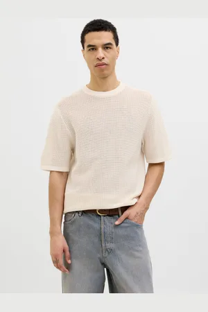 JACK & JONES Ränder Stickad T-shirt