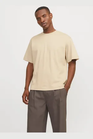 JACK & JONES Enfärgat O-ringning T-shirt