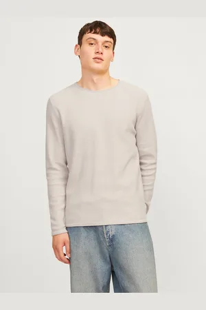 JACK & JONES Enfärgat Stickad Tröja