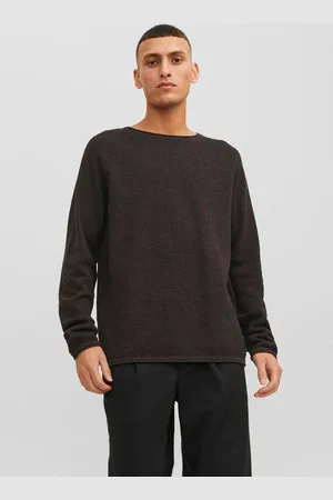JACK & JONES Enfärgat Stickad Tröja