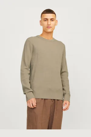 JACK & JONES Enfärgat Stickad Tröja
