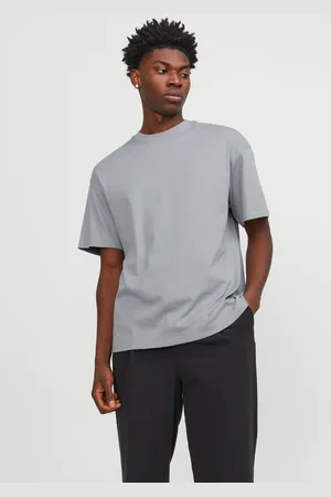 JACK & JONES Enfärgat O-ringning T-shirt