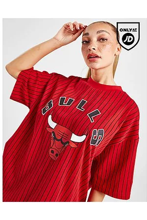New Era Kvinna T-shirts - NBA Chicago Bulls Pinstripe T-Shirt