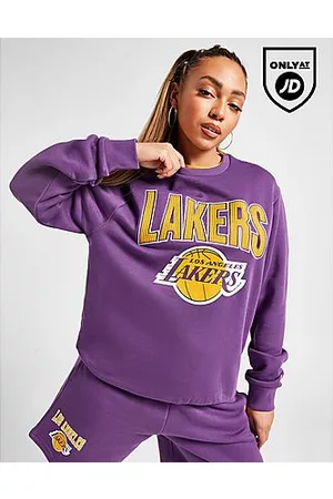 New Era NBA LA Lakers Pinstripe Crew Sweatshirt