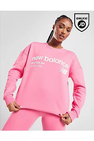 New Balance Kvinna Sweatshirts - Logo Crew Sweatshirt