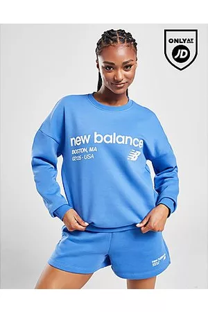 New Balance Kvinna Sweatshirts - Logo Crew Sweatshirt