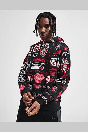 Jordan All Over Print Hoodie