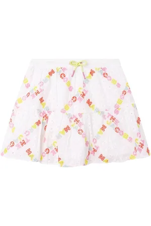 Marc Jacobs Kjol - Hawaii - Hvif/Pastel m. Spetsar