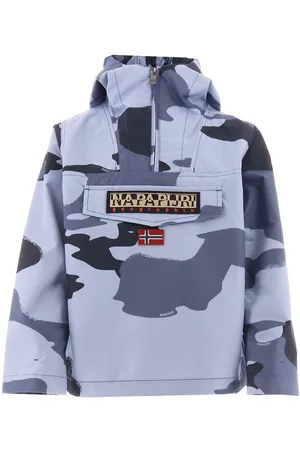 Napapijri Sommarjacka - Rainforest Anorak - Blue Camouflage