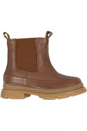 Pom Pom Flicka Chelsea boots - Vinterkängor - Chunky Chelsea Boot - Camel