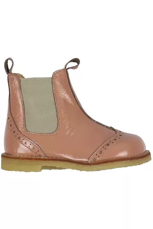 ANGULUS Kängor - Chelsea - Persika/Beige