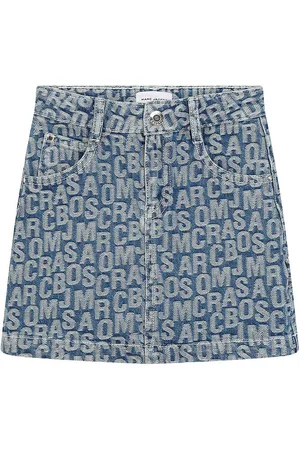 Marc Jacobs Kjol - Denim Blue m. Tryck