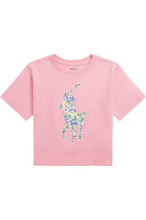 Ralph Lauren T-shirt - Florida m. Logo - - 2 år (92) - T-shirt