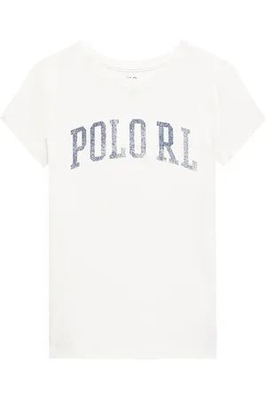Ralph Lauren T-shirt - Titta Hill - m. Marinblå - - 7 år (122) - T-shirt