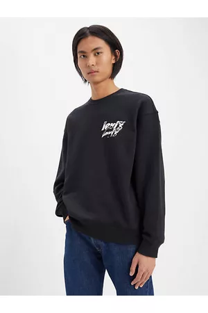 Levi's Pojke Sweatshirts - Ledig sweatshirt med rund hals och tryck