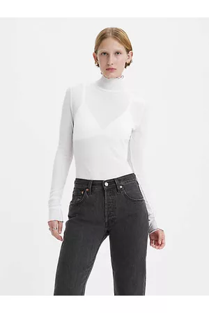 Levi's Flicka Långärmade t-shirts - Tajt långärmad T shirt med salladskant