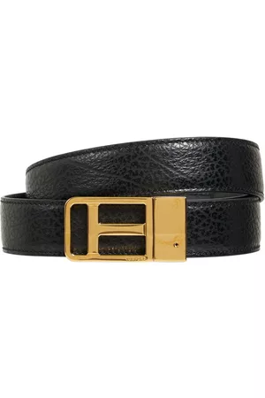 TOM FORD Man Bälten - Reversible Leather Belt W/ Logo