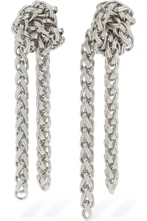 RAF SIMONS Kvinna Örhängen - Knotted Chain Earrings