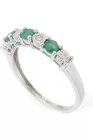 Bliss Rugiada 18kt Diamond & Emerald Ring