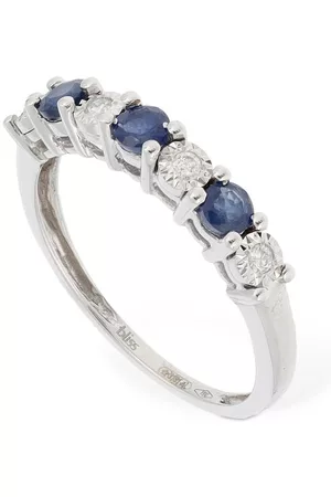 Bliss Rugiada 18kt Diamond & Sapphire Ring