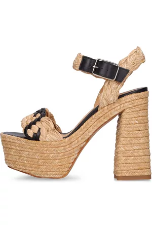 Castaner Kvinna Sandaler - 140mm Agnea Raffia Sandals