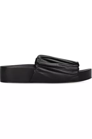 Jil Sander 30mm Leather Slide Sandals