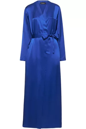 La Perla Kvinna Badrockar - Long Satin Silk Robe