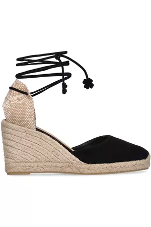 Castaner 90mm Carina Suede Espadrille Wedges
