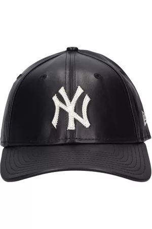 New Era Ny Embroidered Leather 9forty Cap